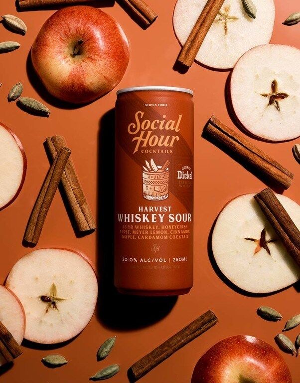 Social Hour Harvest Whiskey Sour